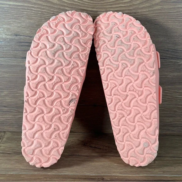 Birkenstock Eva Arizona “Salmon” Slip-On Slides Sandals Women’s Size 7 (38) Shoe - Picture 8 of 9
